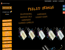 Tablet Screenshot of peeledorange.com